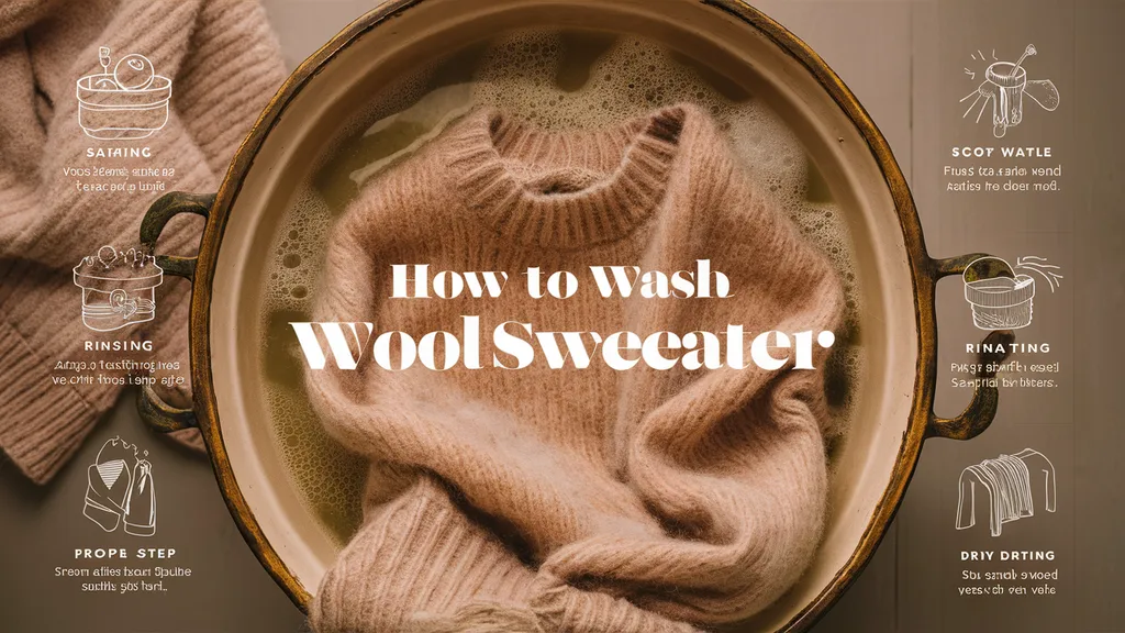 how to wash wool sweater